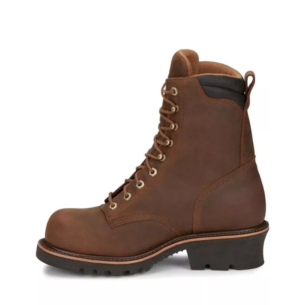 Chippewa Valdor Crazy Horse Comp Toe Insulated Work Boots Brown 12 D. Waterproof